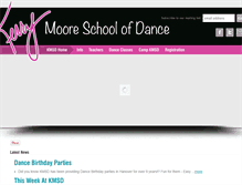 Tablet Screenshot of kmsdance.com